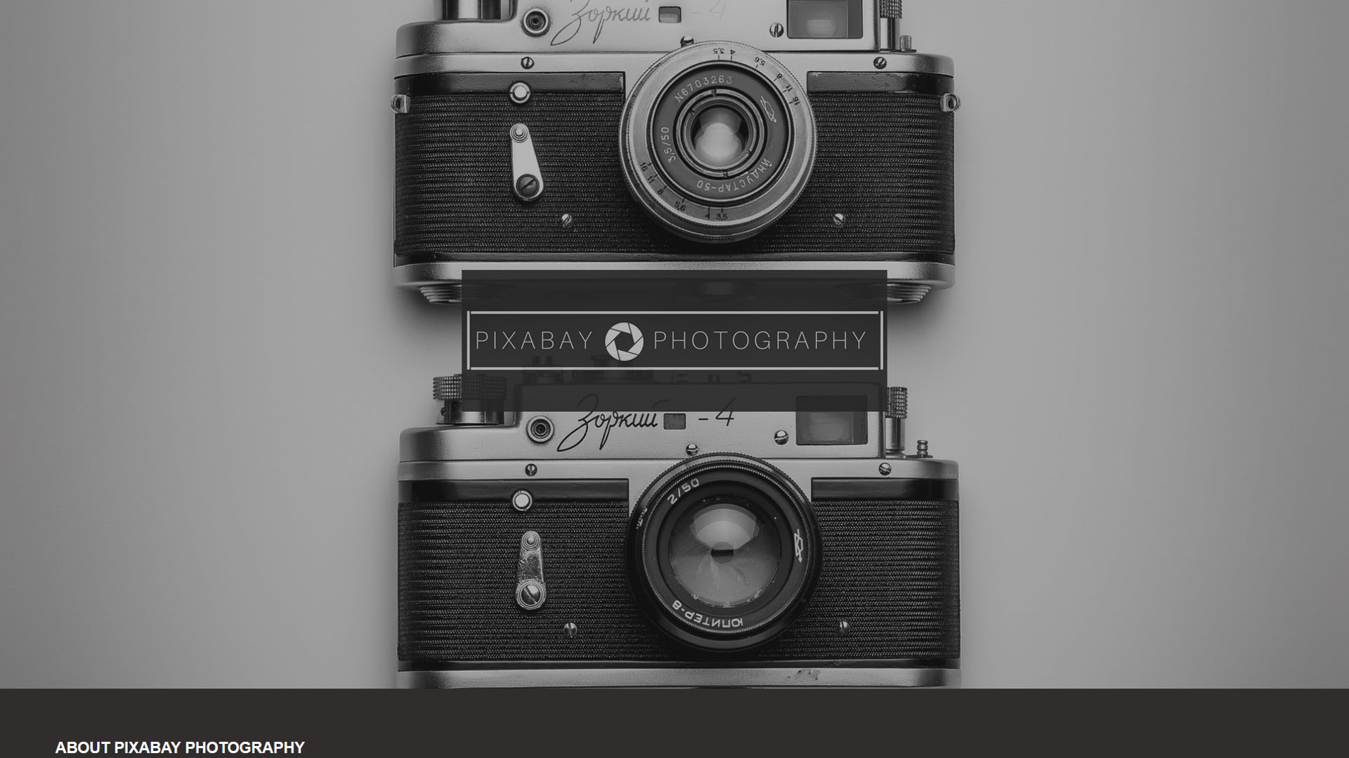 Pixabay Photography homepage